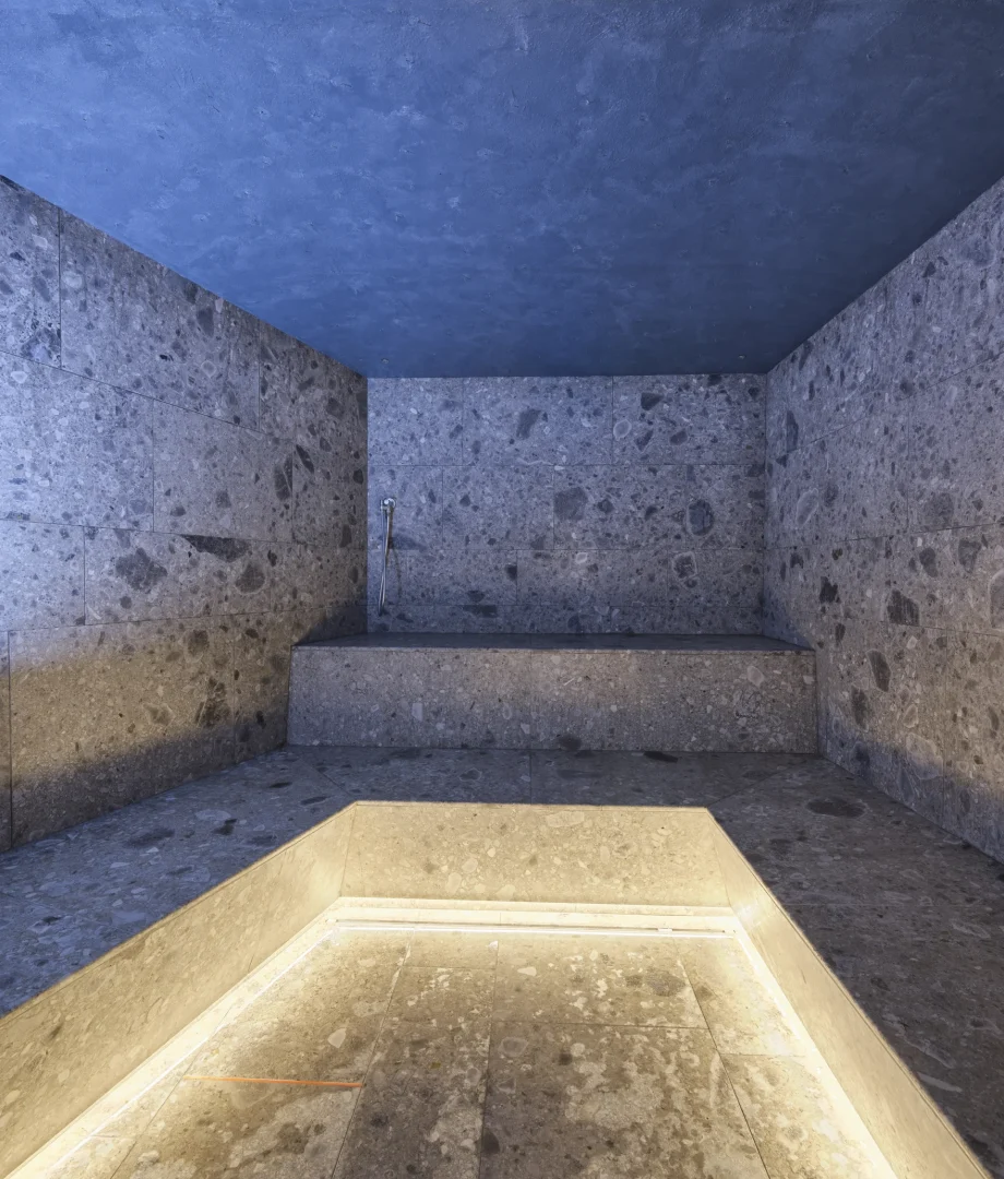 Bagno turco in pietra naturale - My Purity SPA | Collina Luxury Relais Clusone